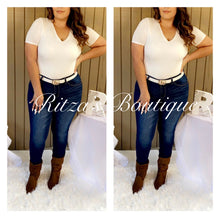 Load image into Gallery viewer, Coco Short Sleeve V-Neck Bodysuit
