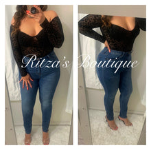 Load image into Gallery viewer, LEOPARD FLOCKING BODYSUIT
