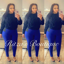 Load image into Gallery viewer, ROYAL LEGGINGS
