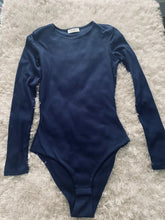 Load image into Gallery viewer, PATTY NAVY LONG SLEEVE BODYSUIT
